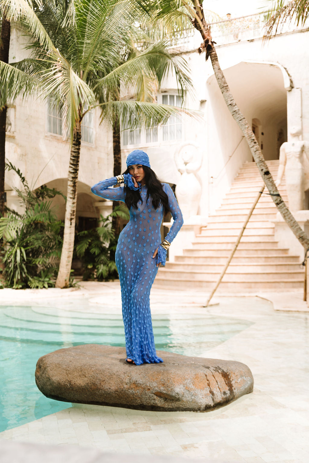 Capri Dress — Amalfi Blue